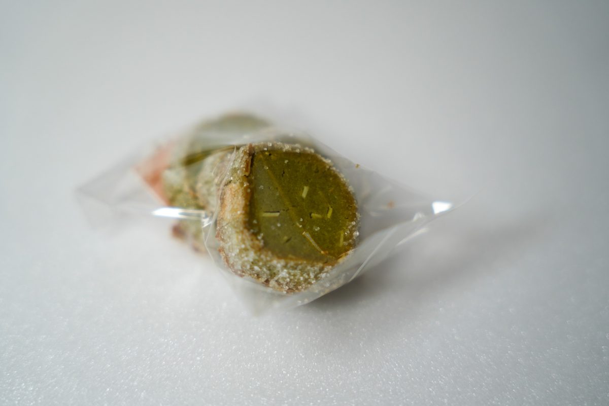 プティスリールのアイスボックスクッキー（抹茶）